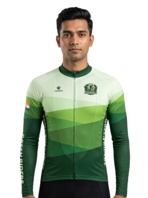 Full Sleeve Cadance Cycling Jersey for Men | Green Riders Cycle Club