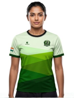 Round Neck T-Shirts for Women | Green Riders Cycle Club