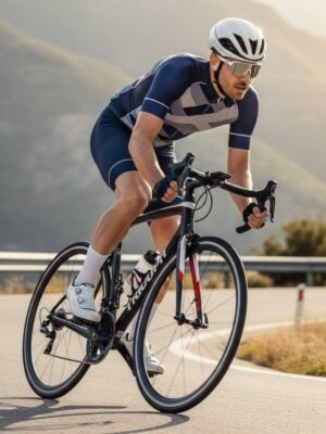 Men's Road Cycling Half Sleeved Jersey