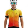Men’s Cycling Jersey | Custom Sublimation Bicycle Clothes Yellow & Orange Color