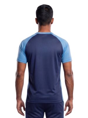 Round Neck Cricket T-Shirts Blue | SRT10 Altevol Sports Academy