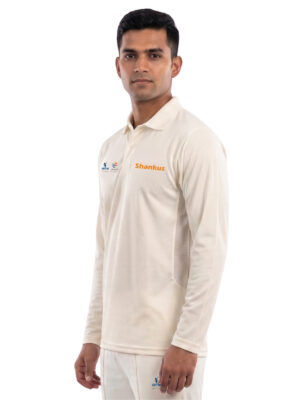 Full Sleeve Cricket White T-Shirts | SRT10 Altevol Sports Academy