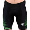 Mens Gel Tech Padded Cycling Shorts Ultra Cycling Half Tights Black Green