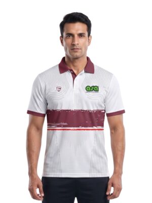 ASA Coach T-Shirts Maroon | Ahmedabad Sports Academy