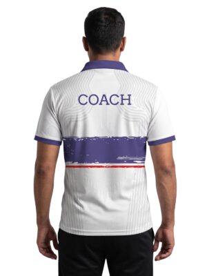 ASA Coach T-Shirts Purple | Ahmedabad Sports Academy