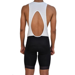 Cycling Bib Shorts for Men | Gel Padded Cycling Bottoms Black & White