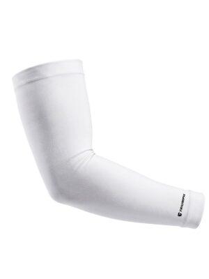 Cycling Arm Warmers | White Compression Sleeves