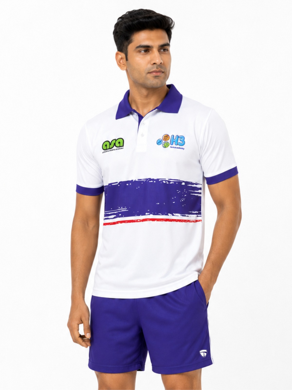 H3 Learning Centre Coach T-Shirts Purple | Ahmedabad Sports Academy_ASA
