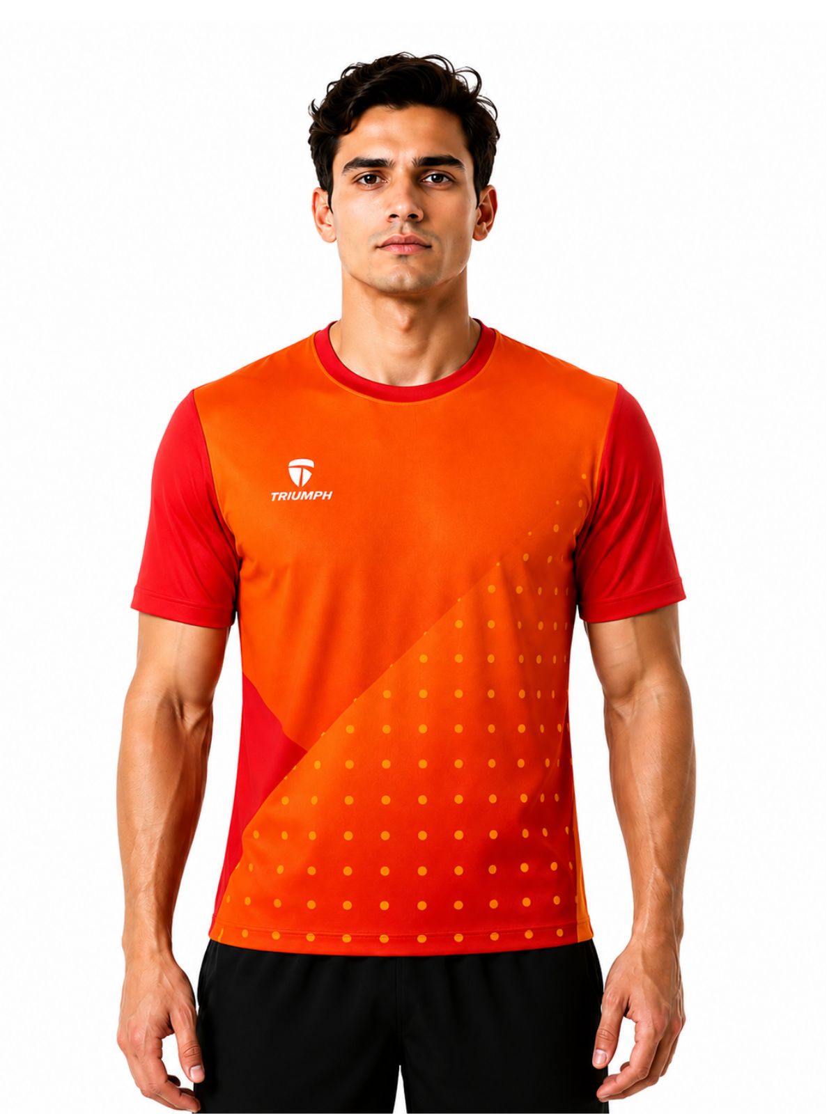 Men's Running / Workout Dri-Fit T-shirt & Jersey Orange Color