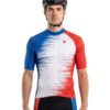 Performance Cycling Jersey for Men | Blue Red White Jerseys