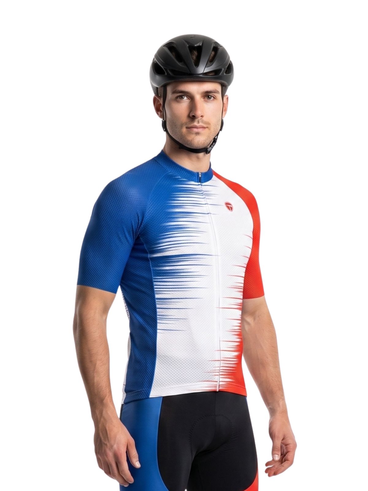Performance Cycling Jersey for Men | Blue Red White Jerseys