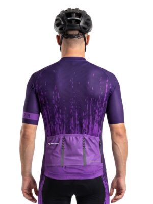 Race Fit Cycling Jersey | Purple Performance Road Bike Jersey