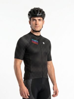 Men's Cycling Bike Jersey Shirt with Rear Pockets Quick Dry Bicycle Jersey