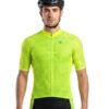 Men's Cycling Jersey Bicycle Biking Bike Shirt Riding Fluorescent Green Top