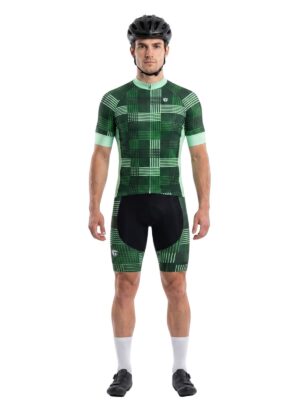Men's Gel Padded Cycling Shorts | Peloton Cycling Team Jersey with Name Number