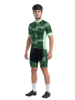 Men's Gel Padded Cycling Shorts Sets | Peloton Cycling Team Jersey with Name Number