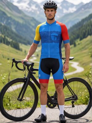 Cycling Jerseys – Racefit | Padded Shorts Set for Men Cyclist Peloton Aero