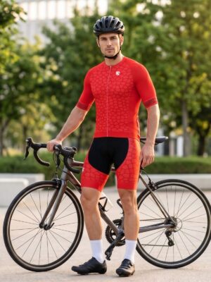 Cycling Jersey Set for Men | Peloton Aero Gel Padded Shorts Custom Cyclingwear