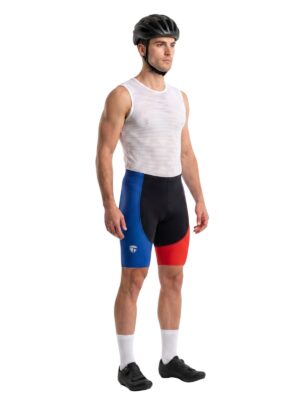 Padded Cycling Shorts for Men | Blue Red Black Cyclist Bottom