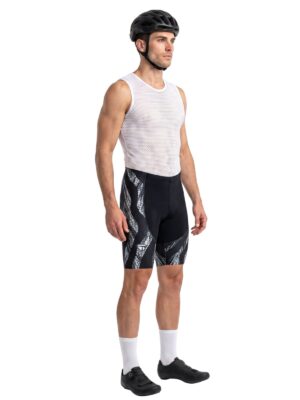 Men’s Cycling Shorts Black Grey Road Bike GEL Tech Padded Shorts