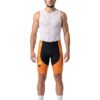 Men’s Cycling Gel Padded Shorts Orange Yellow | Peloton